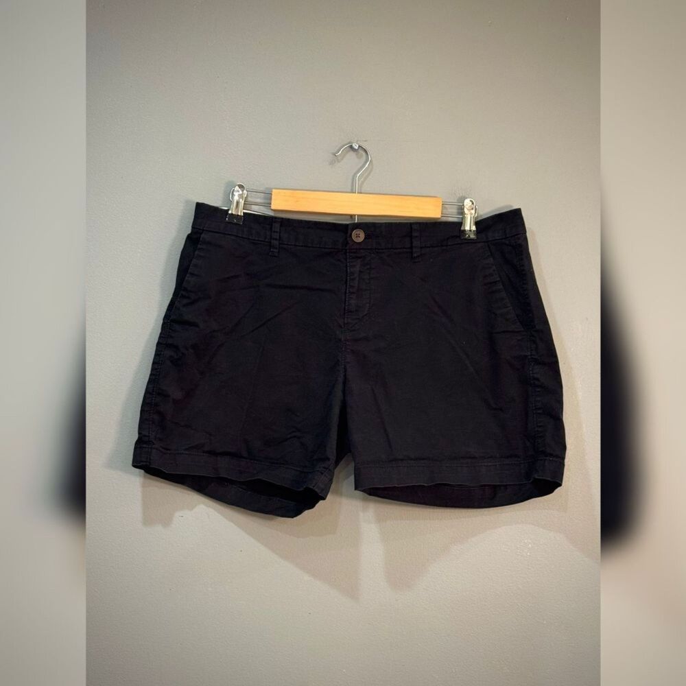 Black Old Navy Cotton 5" Shorts Size 10 EUC